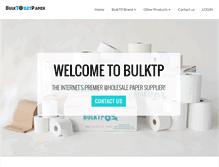 Tablet Screenshot of bulktoiletpaper.com